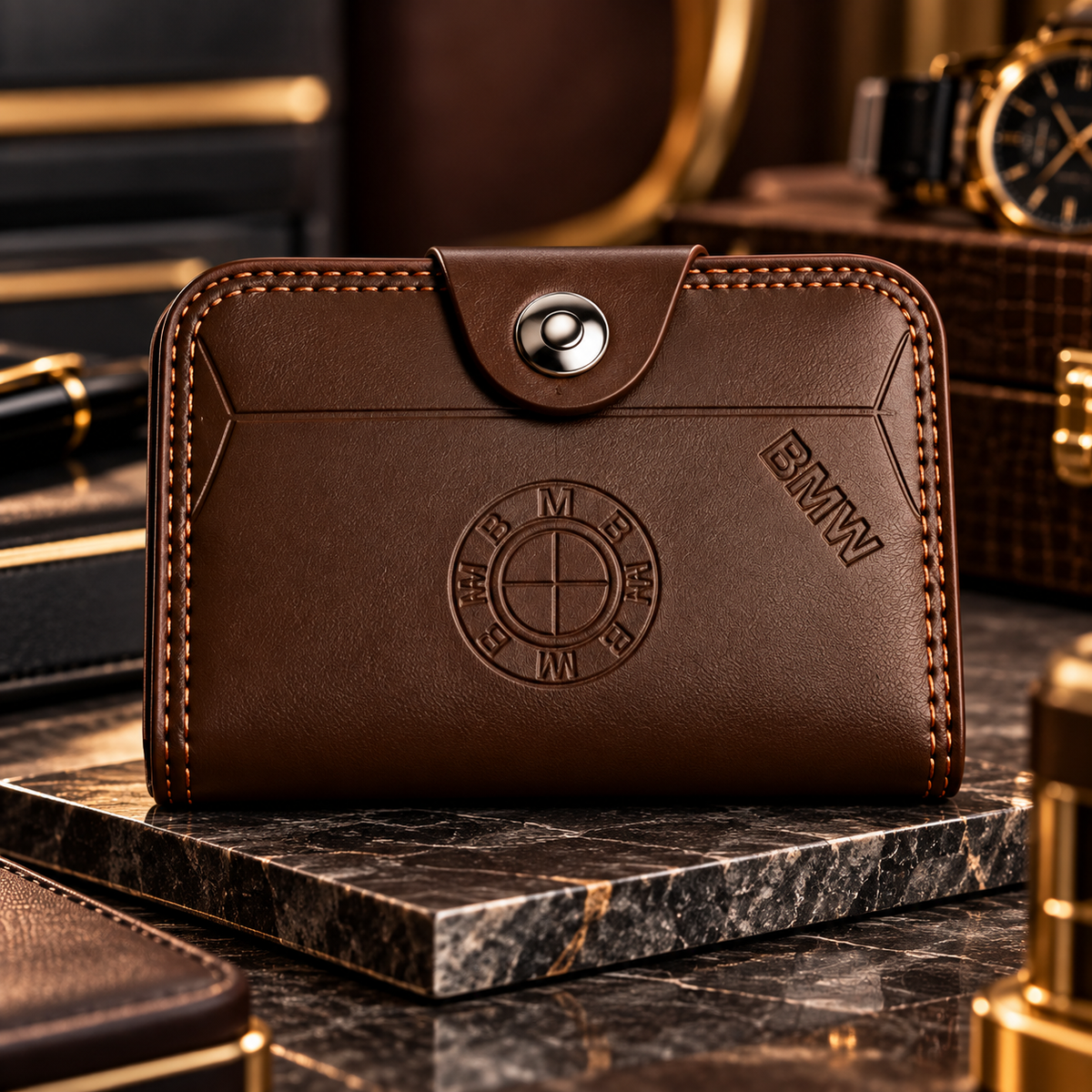 Men’s Premium Compact Leather Wallet | Stylish & Functional