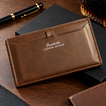 Dumballu Men’s Premium Long Wallet – Stylish Leather Wallet